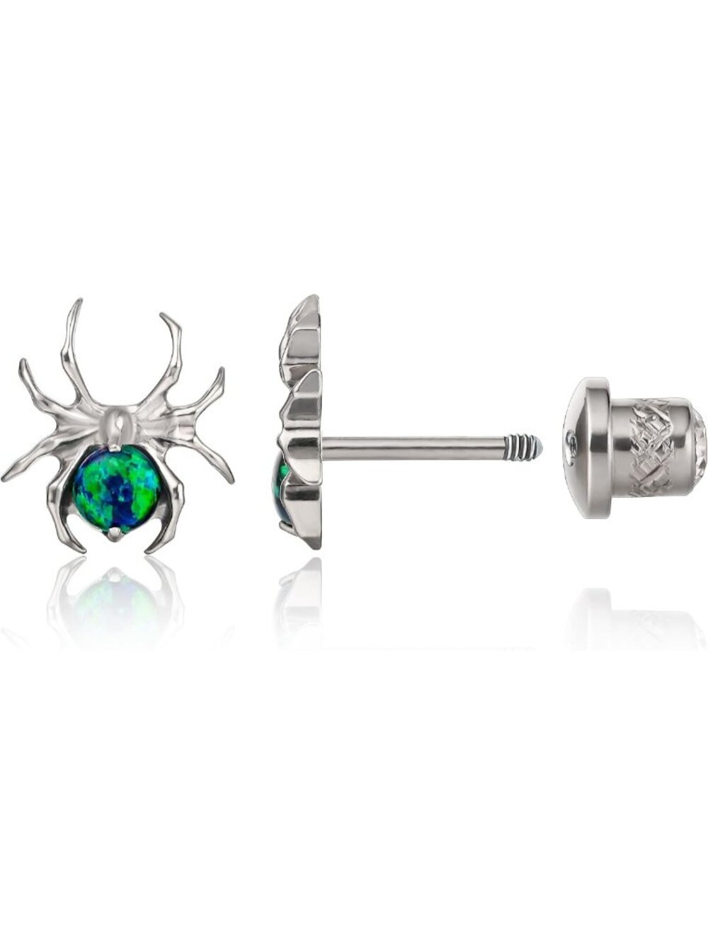 Implant Grade Titanium Screw Back Earrings - Hypoallergenic for Sensitive Ears
